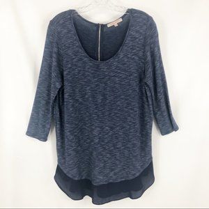 Green Envelope Zippered Back Detail Top